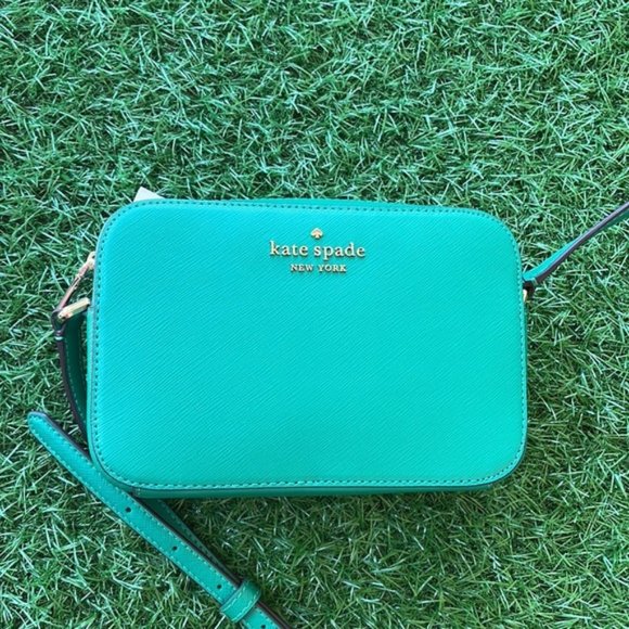 kate spade Handbags - Kate Spade Staci Mini Camera Bag Wintergreen